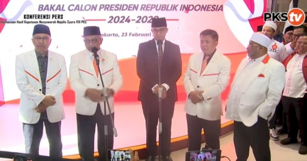 PKS Resmi Deklarasikan Anies Baswedan Sebagai Calon Presiden