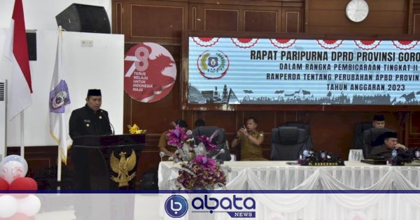 DPRD Gorontalo Tetapkan Anggaran APBD Perubahan Tahun 2023 Menjadi Rp1