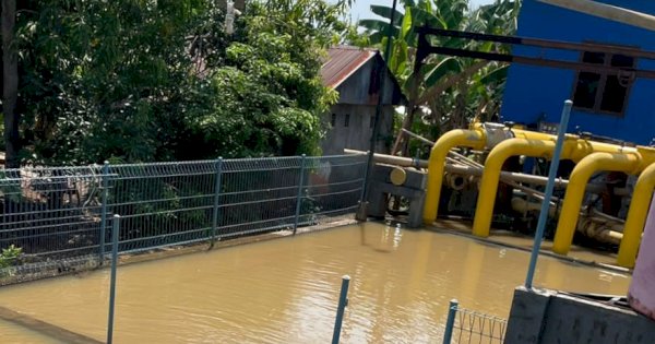 Berkat Hujan Lebat 2 Hari Instalasi PDAM Makassar Di Antang Kembali