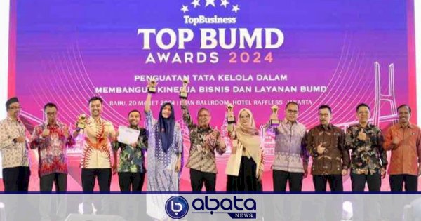 Danny Pomanto Kembali Raih Penghargaan Top Pembina BUMD 2024