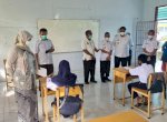 Bupati Maros Uji Coba Pembelajaran Tatap Muka Terbatas di Lima Sekolah