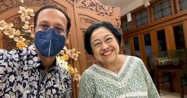 Nadiem Makarim Posting Foto Bareng Megawati di Tengah Isu Reshuffle