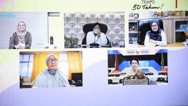 Mensos dan Bupati Lutra Bicara Peran Perempuan di Masa Pandemi