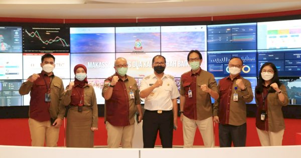 Kagumi Konsep Smart City Makassar, Bank Indonesia Kunjungi War Room