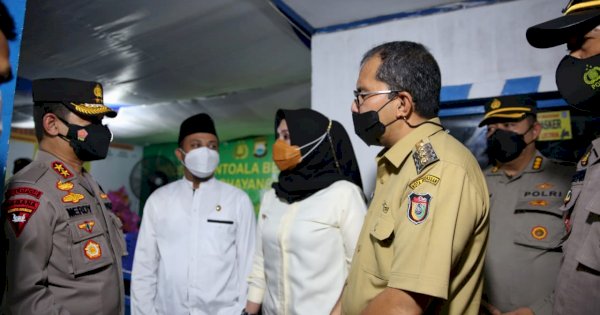 Danny Pomanto Dampingi Plt Gubernur Sulsel Pantau Pos Pengamanan Lebaran