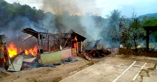 Kebakaran Pondok Pesantren di Enrekang, Asrama Hangus Dilalap Api