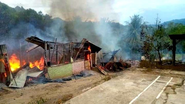 Kebakaran Pondok Pesantren di Enrekang, Asrama Hangus Dilalap Api