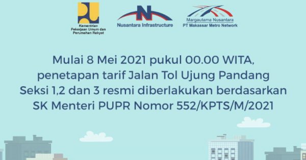 Tarif Tol Makassar Naik Lebih 100 persen, Netizen Protes