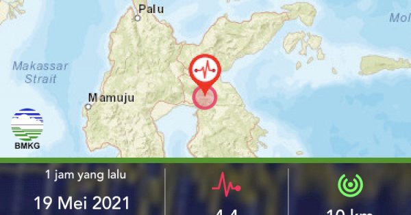 Gempa Bumi 4,4 Magnitudo Guncang Luwu Timur