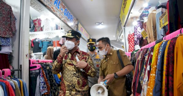 Plt Gubernur Sulsel, Kapolda, dan Irdam Sidak Pasar Butung dan MP