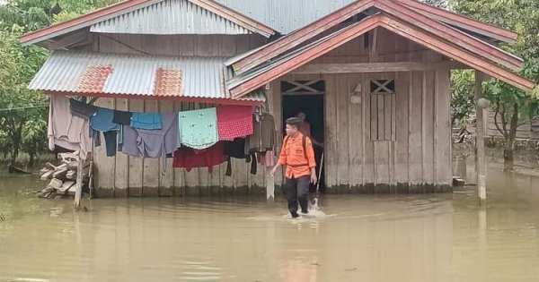 322 Rumah Terendam Banjir di Lutra, Plt Gubernur Salurkan Bantuan