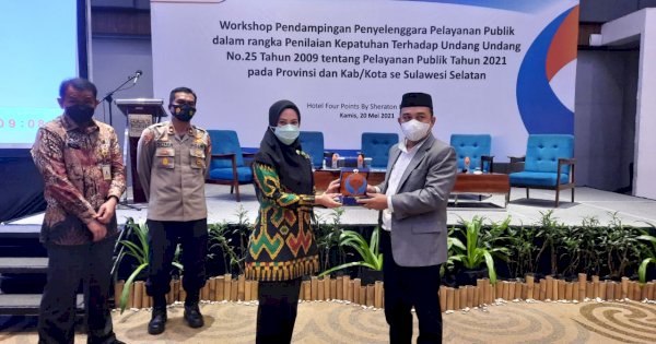 Kepatuhan Pelayanan Tertinggi di Sulsel, Ombudsman Undang Bupati Indah Berbagi Sukses