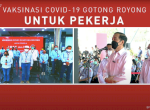 Presiden Jokowi Tinjau Peyuntikan Perdana Vaksin Gotong Royong