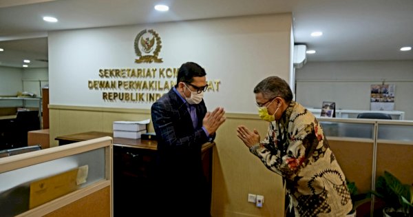 Bahas Sulsel, Taufan Pawe Temui Waketum DPP Golkar Ahmad Doli