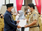 Isi Jabatan Lowong dan Penyegaran, Plt Gubernur Sulsel Lantik 77 ASN
