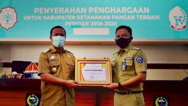 Bantaeng Raih Penghargaan Kabupaten Ketahanan Pangan Terbaik se-Indonesia