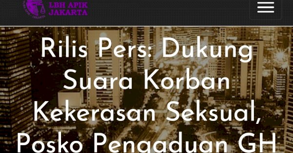 Delapan Orang Mengaku Korban Gofar Hilman, LBH APIK Buka Posko Pengaduan