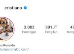 Fakta-fakta Follower Instagram Ronaldo Capai 300 Juta