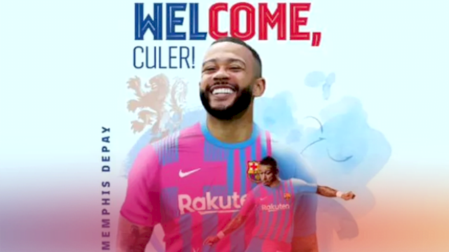 Memphis Depay Resmi Gabung Barcelona