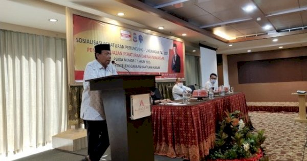 Legislator Makassar M Yunus Ingin Warga Melek Hukum