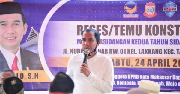 Rudianto Lallo Nyatakan Dukungan ke Program Makassar Recover