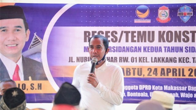 Rudianto Lallo Nyatakan Dukungan ke Program Makassar Recover