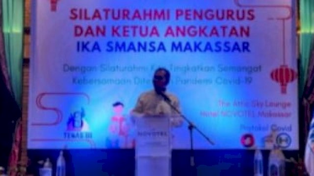 Di Tenas ke-3 IKA Smansa, Danny Pomanto Ajak Sukseskan Makassar Recover