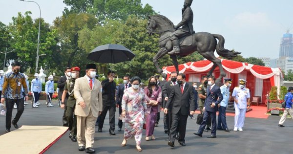 Resmikan Patung Bung Karno, Megawati: Terima Kasih Sahabatku Prabowo