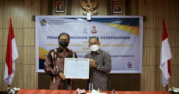 Pemkot Makassar MoU Kanwil DJPb untuk Pendampingan Raih Kembali WTP