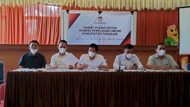 KPU Takalar Tetapkan Jumlah Pemilih Juni 2021 Sebanyak 208.421