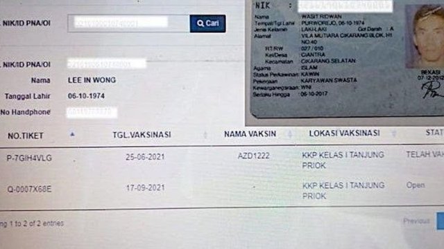 Warga Gagal Vaksin karena NIK Dipakai WNA, Kemendagri Turun Tangan