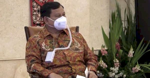 Masker Prabowo Curi Perhatian saat Rapat Bareng Jokowi, Segini Harganya