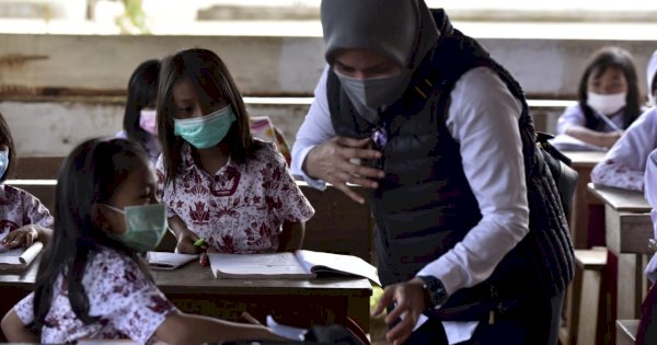 Cek Pembelajaran Tatap Muka, Bupati Indah Kunjungi Sekolah Terpencil