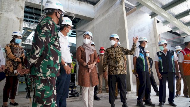 Tinjau Pembangunan Perluasan Bandara, Plt Gubernur Minta Ada Stand Produk Lokal