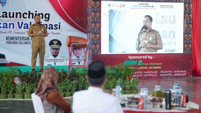 Apresiasi Pekan Vaksinasi Kanwil Kemenag Sulsel, Plt Gubernur Bantu 6.000 Dosis