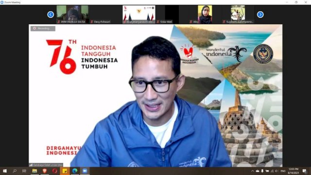 Sandiaga Uno-Kamrussamad Gelar YES di Kampus Unismuh Makassar