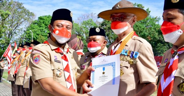 Apel Besar Pramuka, Andi Sudirman Ingatkan Jiwa Patriot dan Jadi Teladan 