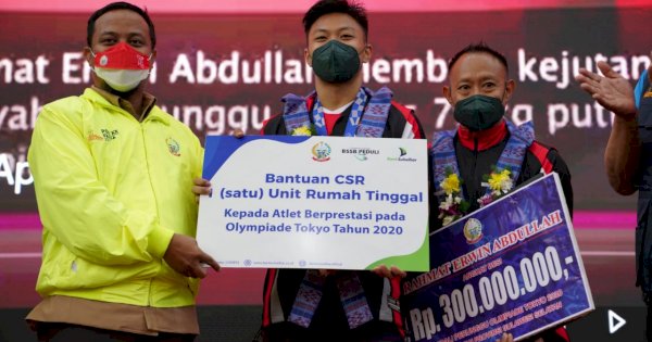 Plt Gubernur Beri Rumah dan Uang Peraih Medali Olimpiade Asal Makassar