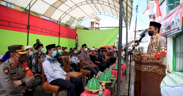 Wali Kota Makassar Letakkan Batu Pertama Pembangunan Masjid Babu Taubah