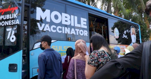 Masyarakat Minati Layanan Mobile Vaccinator Pemprov Sulsel