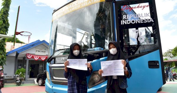 Sebanyak 53 Ribu Pelajar di Sulsel Telah Divaksin