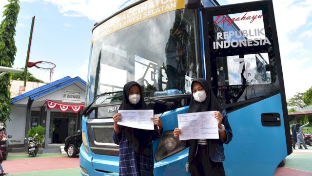 Sebanyak 53 Ribu Pelajar di Sulsel Telah Divaksin