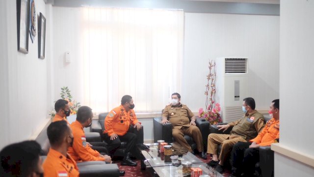 Kepala Kantor Basarnas Sulsel Temui Sekprov Abdul Hayat, Ini yang Dibahas