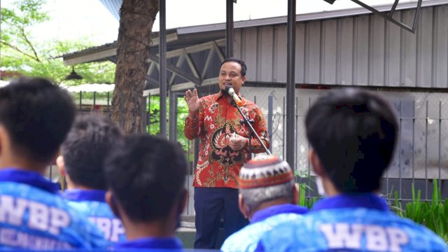 Plt Gubernur Buka Vaksinasi di Lapas Kelas 1 Makassar