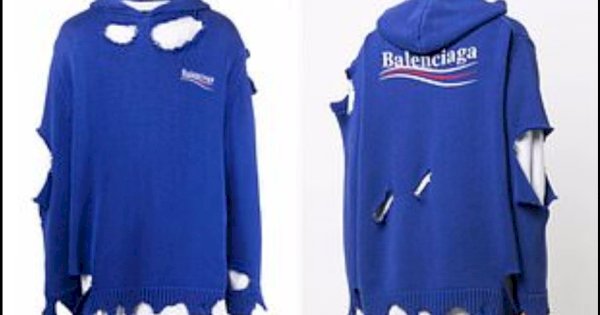 Disorot Netizen, Hoodie Balenciaga Ini Seharga Rp26 Juta