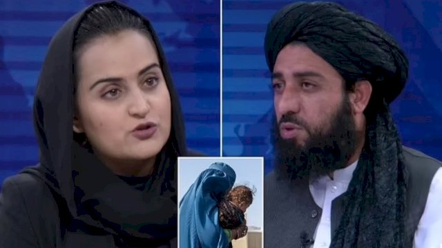 Jurnalis Wanita Kabur dari Afghanistan Usai  Wawancara Juru Bicara Taliban di TV