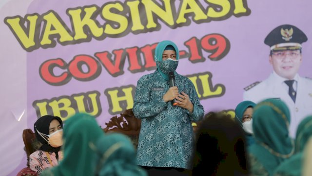 Ketua TP PKK Makassar Launching Vaksinasi Covid-19 Bagi Ibu Hamil