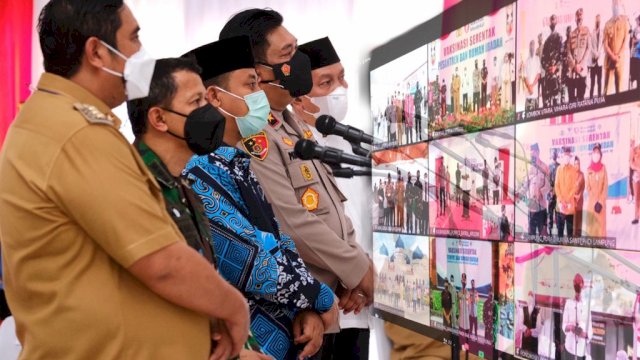 Hadiri Vaksinasi Pesantren, Plt Gubernur Sulsel Apresiasi Bantuan Kepolisian