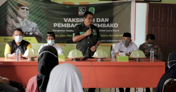 Jelang Musda, Kahmi Luwu Utara Gelar Vaksin Hingga Bagi Sembako