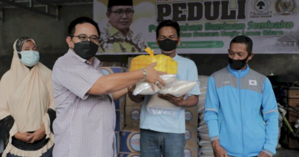 Lagi, Muh Fauzi Bagi 200 Paket Sembako untuk Penyintas Banjir Bandang di Radda